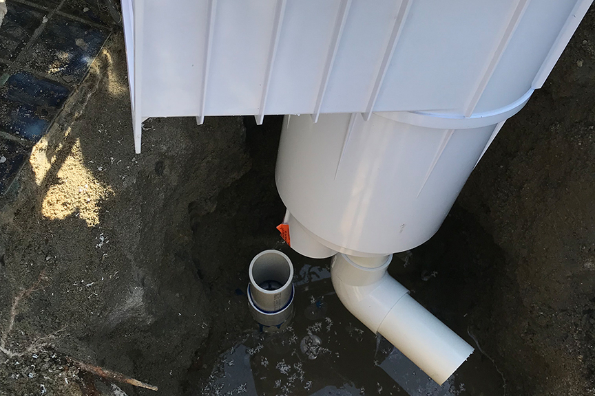 Staple and Skimmer Installation
